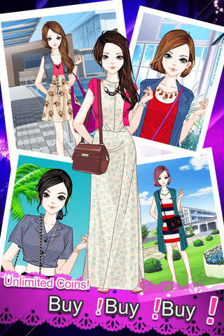 Princess New Dress - Fashion Sweet Doll Make Up Diary, Girl Games screenshot 3