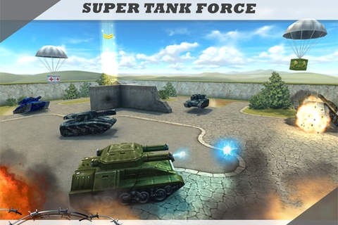 Cold War of iron hero-Military force 3d army tank simulation screenshot 4