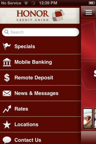 Honor Credit Union Mobile screenshot 2