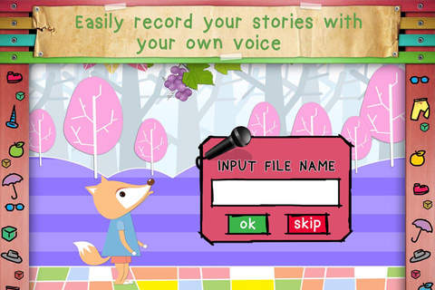 The Fox And The Grapes - interactive moral story for children screenshot 3