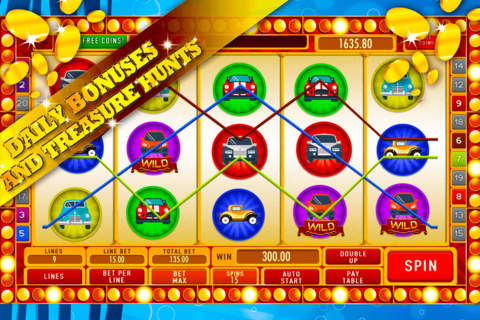 Mega Car Slots: Use your secret betting strategies to earn daily highway bonuses screenshot 3