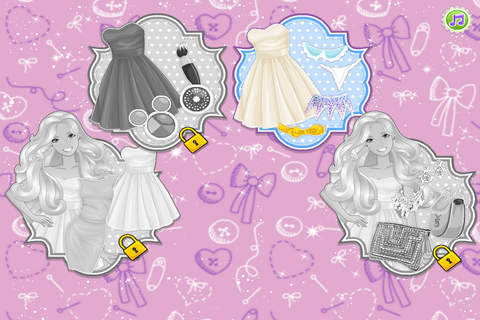 芭比设计蕾丝裙子 - 公主弟弟妹妹舞会 沙龙女孩免费美容换装化妆游戏 screenshot 3