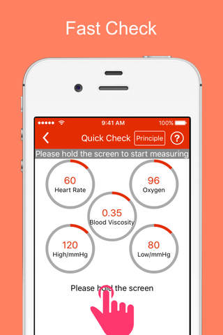 iCare Oxygen Monitor-measure your blood oxygen (SpO2) only by smartphone screenshot 2