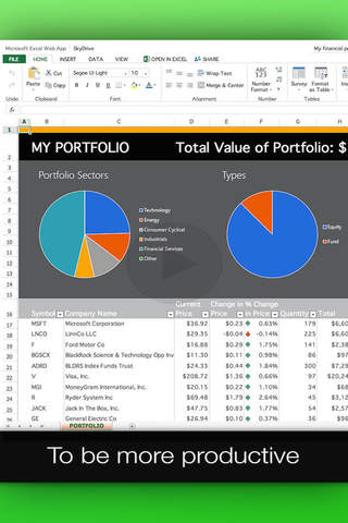 Full Docs - Microsoft Office Excel Edition for MS 365 Mobile PLUS screenshot 4
