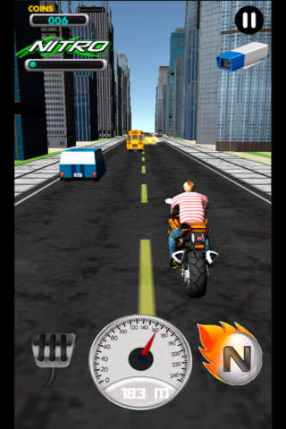 Moto Racing Traffic New York screenshot 2