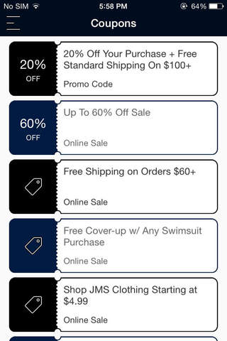 Coupons for Just My Size screenshot 2