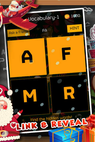 Words Trivia : Search & Connect Merry Christmas ( X’Mas ) Games Puzzle Challenge Free screenshot 2