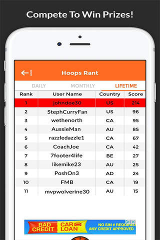 Hoops Rant - Basketball Trivia for NBA Fans screenshot 4