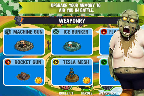Zombie War TD screenshot 2