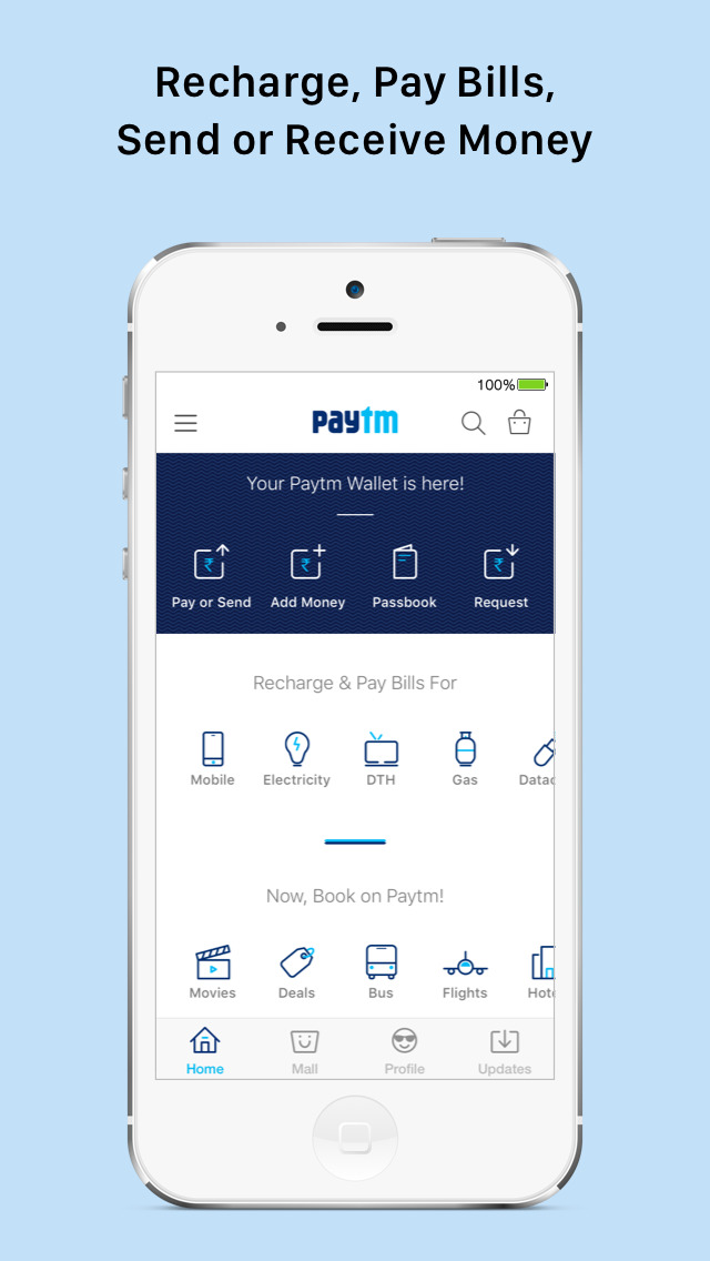 Screenshots of Recharge, Bill Payment & Wallet for iPhone
