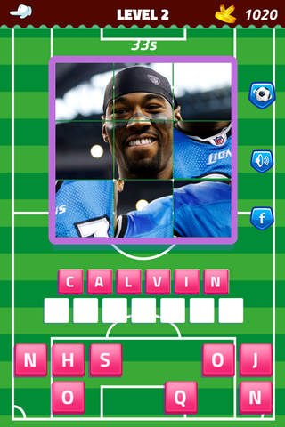 Quiz That Pic : American Football Stars Question Puzzle Games for Pro screenshot 3