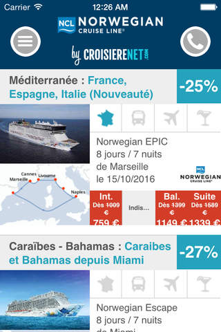 Norwegian Cruise Line Booking by Croisierenet.com Travel