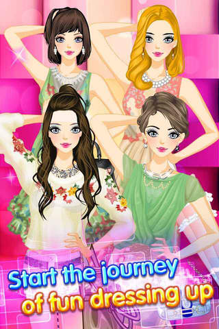 Lady Fashion Dresses - Sweet Doll Makeup Diary, Kids Games screenshot 4
