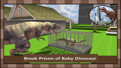 Wild Dinosaur Simulator 2016 Screenshot on iOS