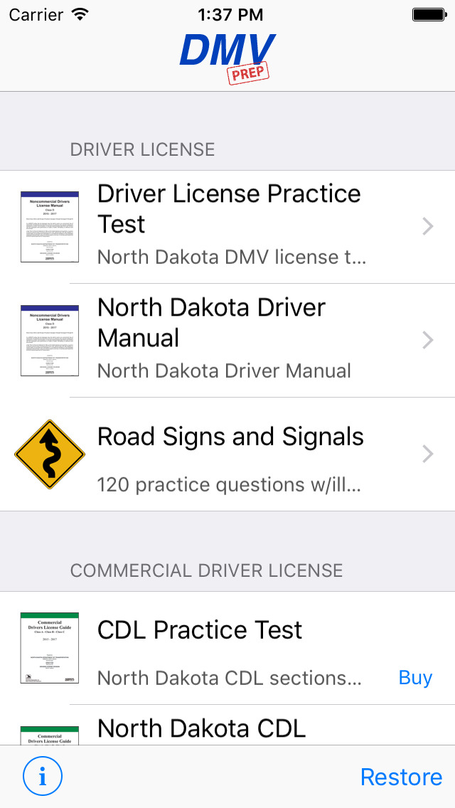 App Shopper: North Dakota DMV Test Prep (Education)