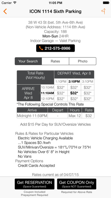 Icon parking systems coupons
