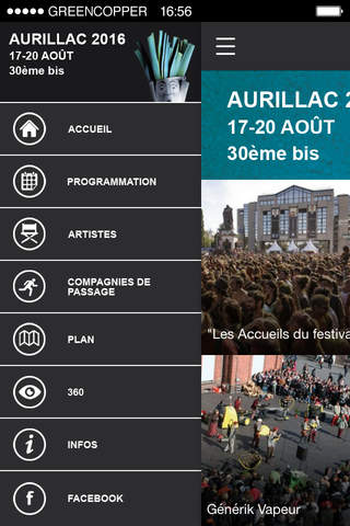 Festival Aurillac screenshot 2