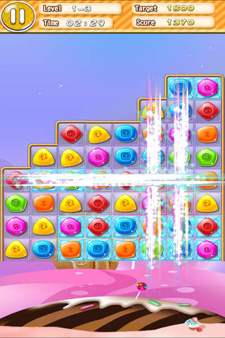 Candy Cookie Pop Jam-Fun soda match 3 crush game screenshot 2