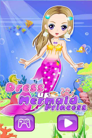 Dress up Mermaid Princess – Beautiful Ocean Belle Dress up & Makeup Game for Girls and Kids screenshot 4