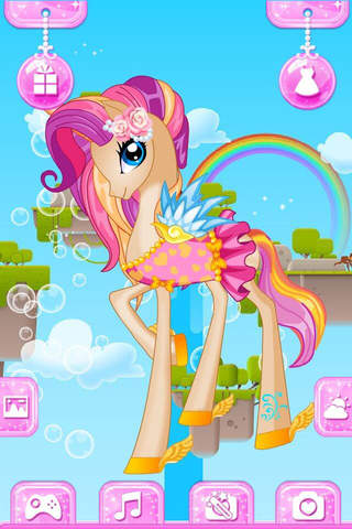 Design Dream Horse - Beauty Pretty Girl Free Games screenshot 2