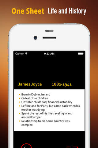 James Joyce Biography and Quotes: Life with Documentary screenshot 2