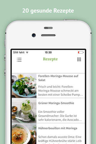 Moringa - gesunde Rezepte mit dem Nährstoffwunder für jeden Tag screenshot 2