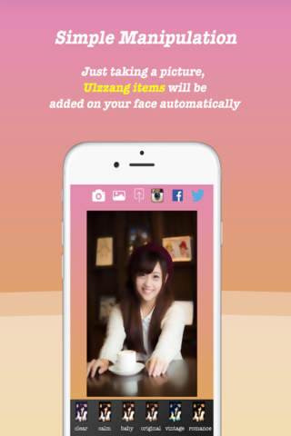 UlzzangCamera - Beautiful face magic screenshot 3