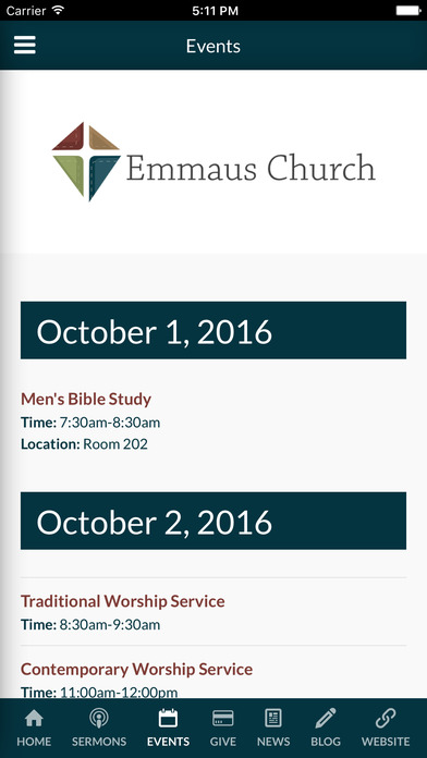 Emmaus Free Lutheran Church screenshot 3