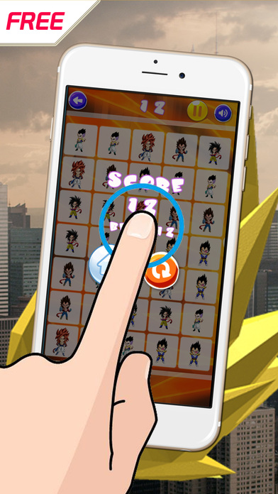 Match Family Friendly Super Saiyan Goku & Villains screenshot 2
