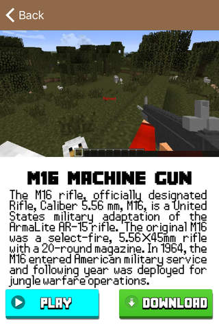 Army & War GUNS Mod for Minecraft Game PC Guide screenshot 3