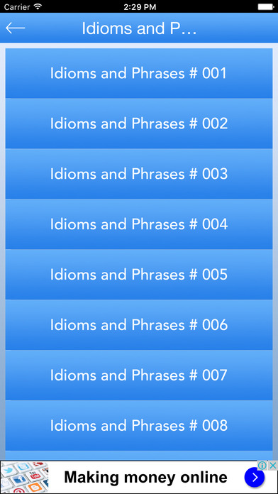 Learn English Idioms and Phrases screenshot 2