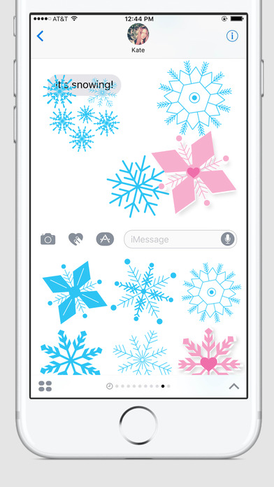 Snowflake Stickers screenshot 3