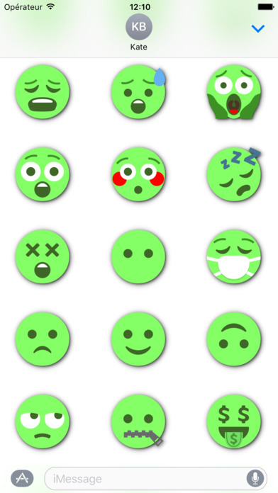 GREEN Emoji • Stickers screenshot 4