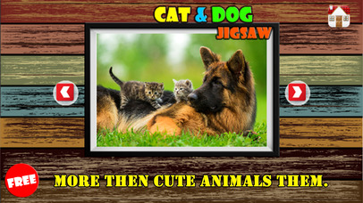Cats And Dogs Jigsaw Puzzles Pet Games For Kids screenshot 3