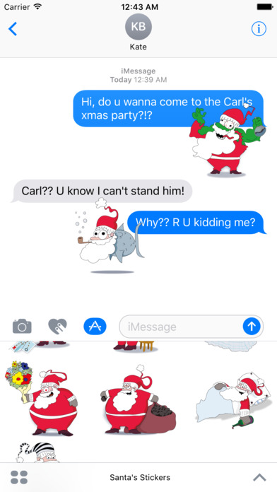 Santa's Stickers screenshot 2