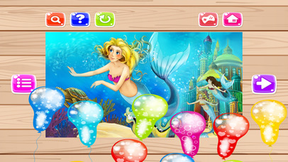Princess Mermaid Jigsaw - Kids Puzzles Free Games screenshot 2