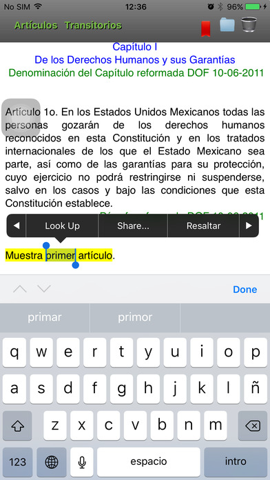 Constitución Política México screenshot 4