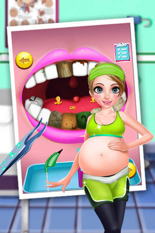 Fitness Girl's Teeth Surgery-Mommy Dentist screenshot 2