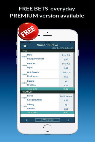 Vincent Bravo | Sports Betting Tips Expert PRO screenshot 2
