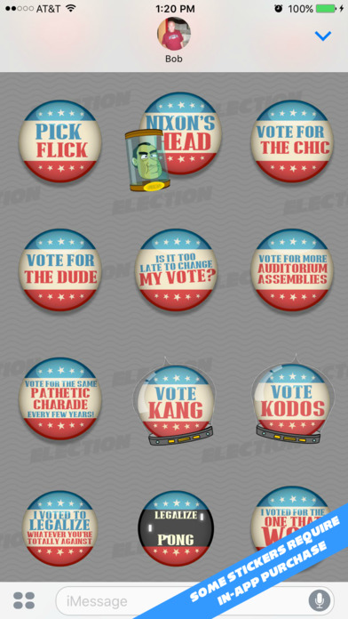 Election Stickers screenshot 2