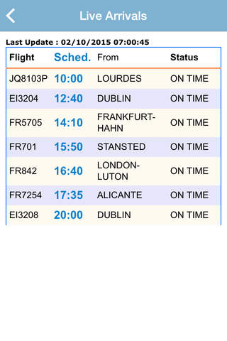 Kerry Airport Flight Status Live screenshot 3