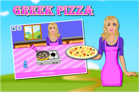 Misha Cooking Greek Pizza - Star Chef screenshot 4