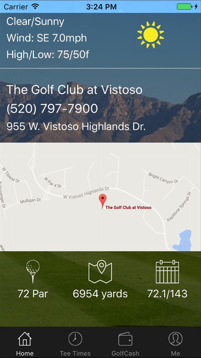 Vistoso Golf Tee Times screenshot 3