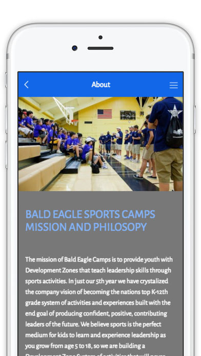 Bald Eagle Sports Camps screenshot 2