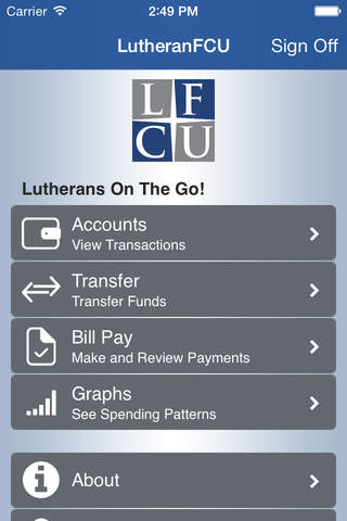 Lutheran Federal Credit Union screenshot 2
