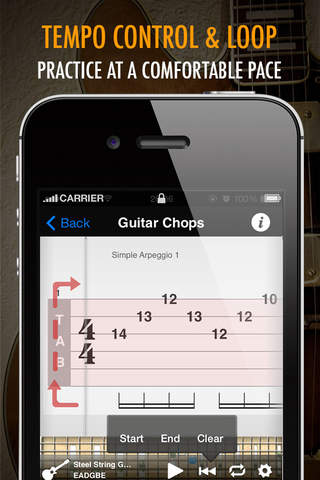 Pocket Jamz Guitar Tabs - Giant Catalog of Interactive Guitar Songs with Tabs, Lyrics and Chords screenshot 4