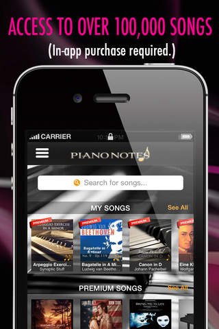 Pocket Jamz Piano Notes - Interactive Piano Songs, Scores, and Sheet Music screenshot 2
