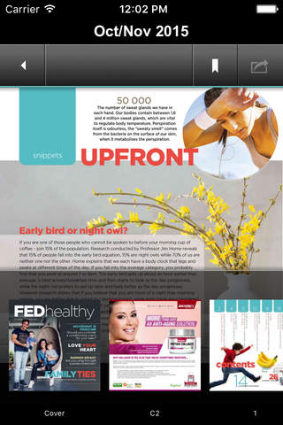 Fedhealthy Magazine screenshot 2