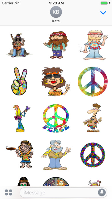 Hippie Cute Stickers screenshot 4