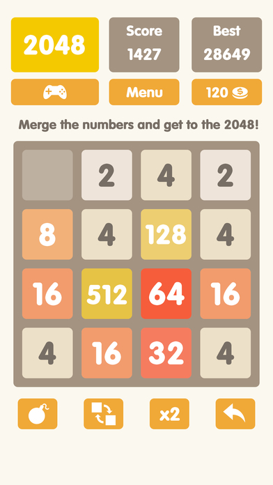 2048+ Number Puzzle Games screenshot 2